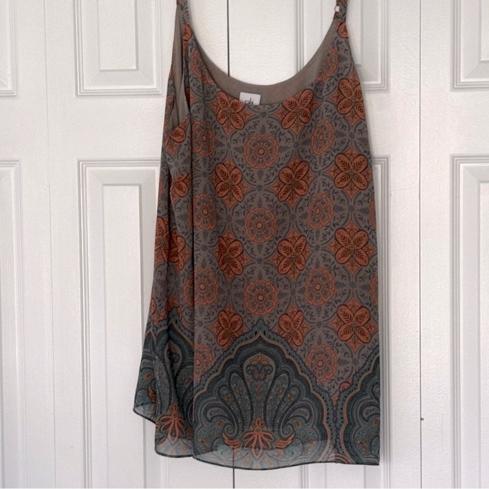 Cabi lined Camisole shirt XL